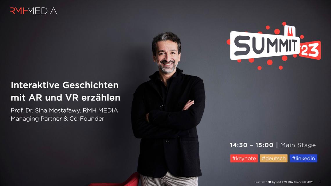 RMH MEDIA SUMMIT 23 - Interaktive Geschichten mit AR und VR