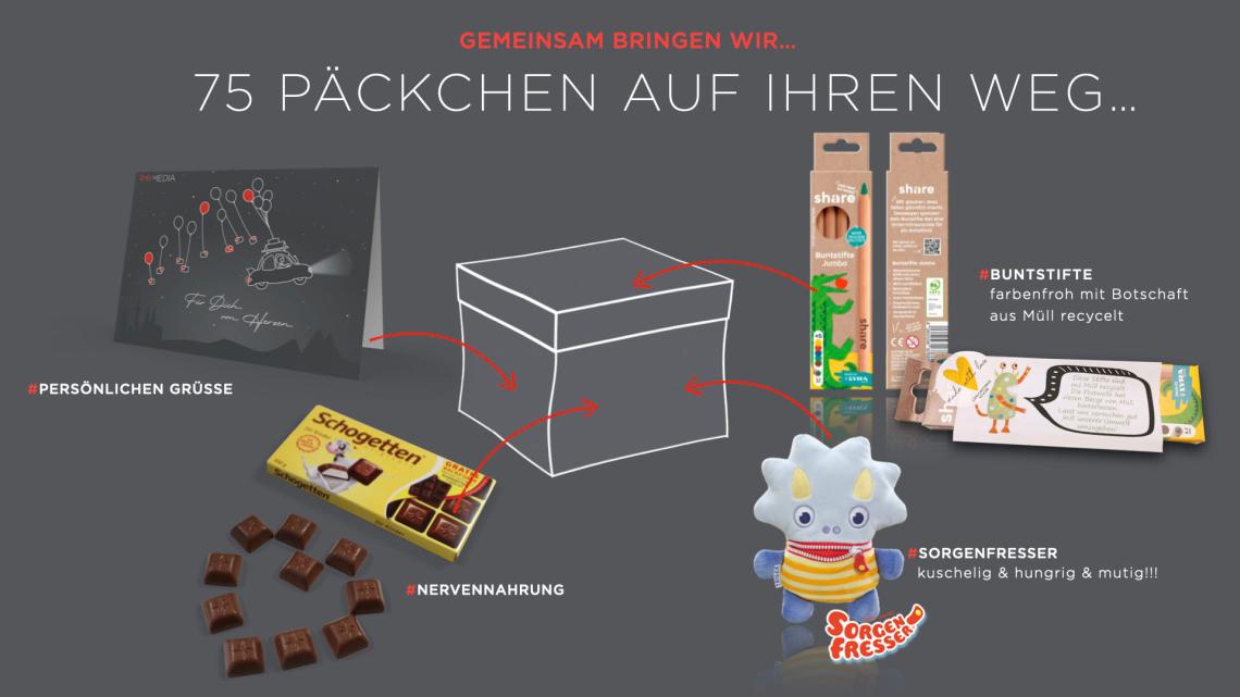 RMH MEDIA We Care / 75 Päckchen
