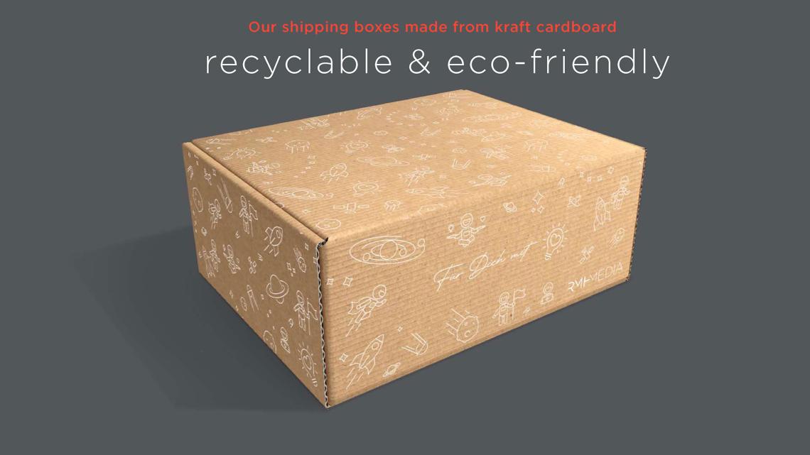 RMH MEDIA shipping boxes